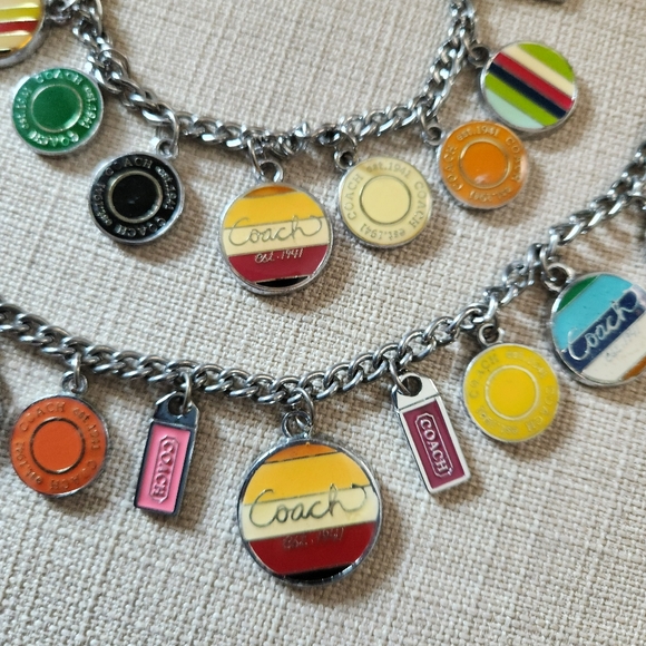 Coach Vintage Rare Charm Necklace, Bracelet with Dust bag - Picture 3 of 8